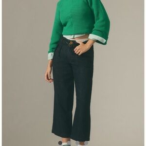 Pilcro Remi High Rise Crop Wide Leg